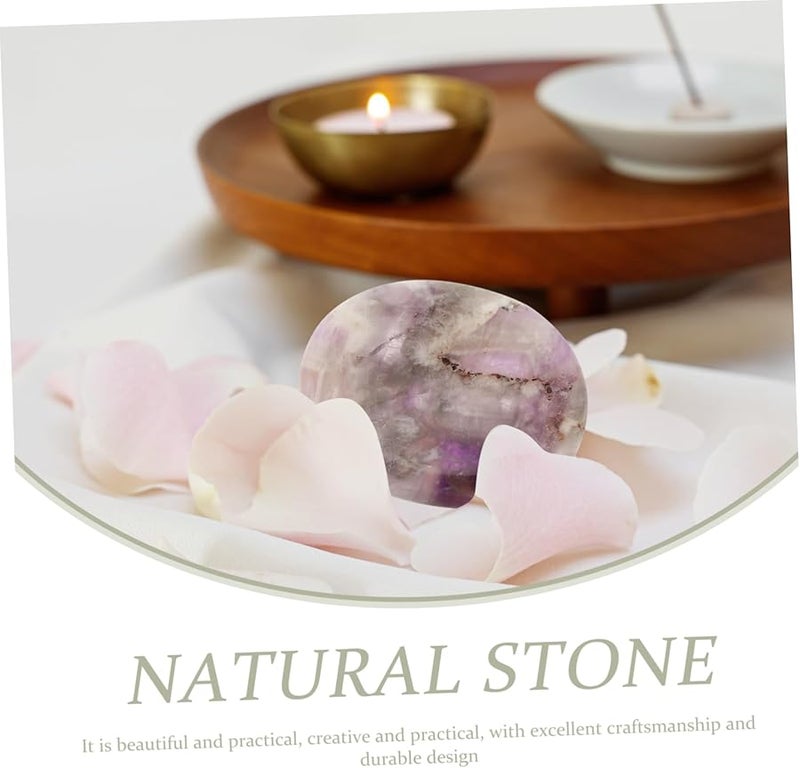 Amethyst Thumb Worry Stones For Stress Relief Meditation And Home Decor - Image 3